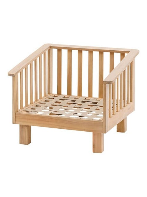 Fauteuil de salon de jardin en bois XENIA - Kiabi