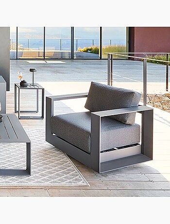 Fauteuil de salon de jardin rotatif ALLURE