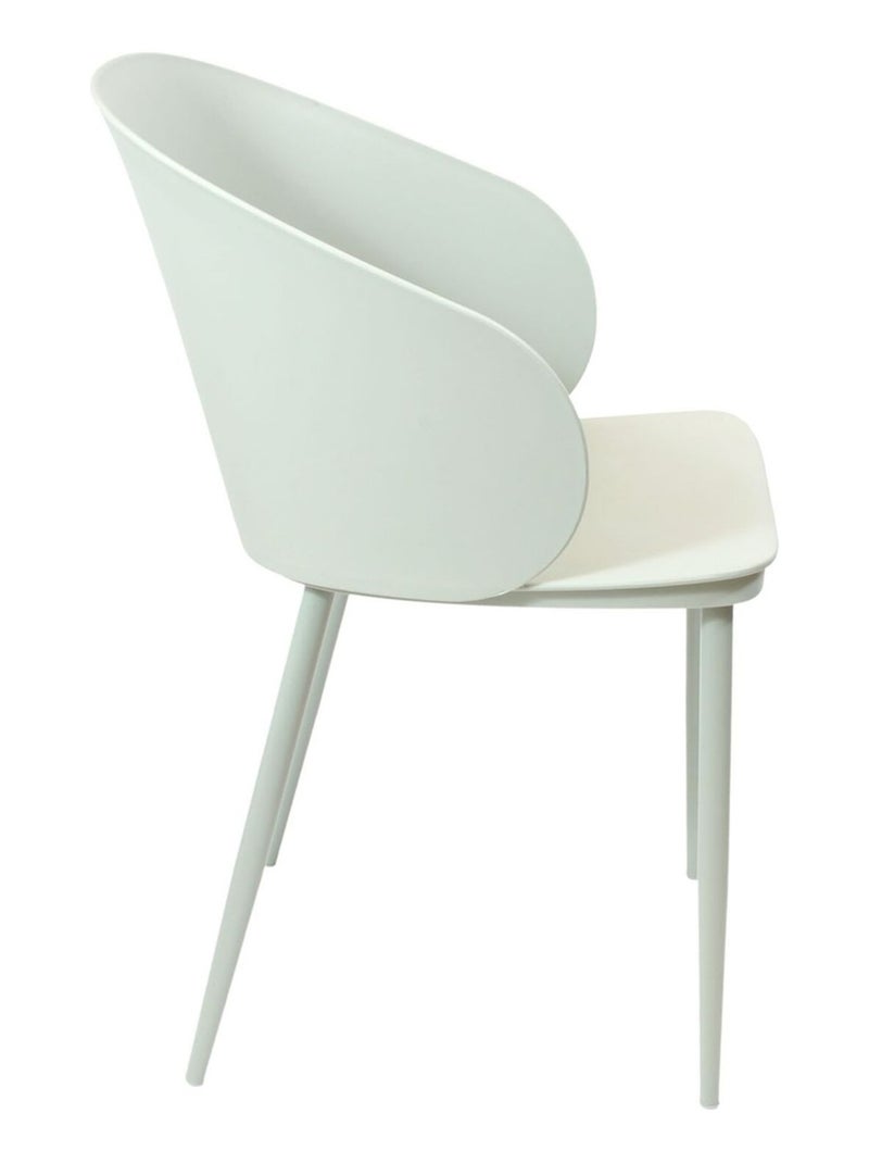 Fauteuil design à coque ALISON Vert - Kiabi