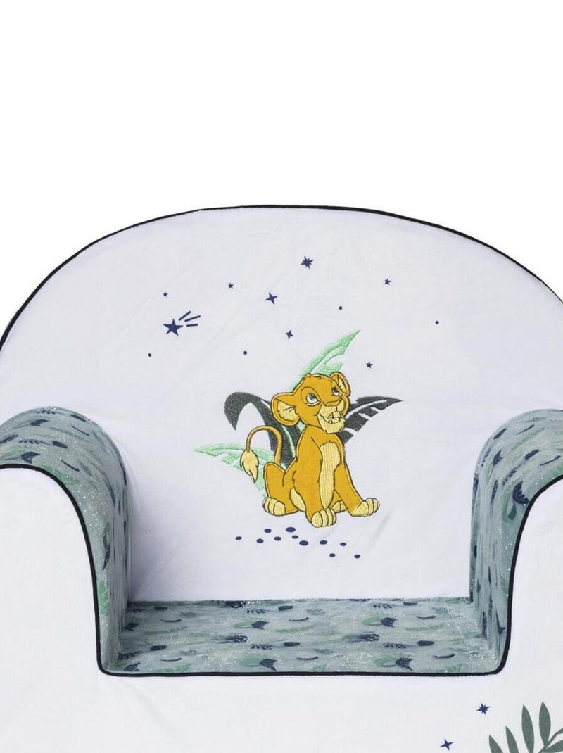 Fauteuil droit déhoussable Roi Lion Star Bleu - Kiabi