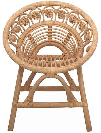 Fauteuil enfant bohème rotin alice