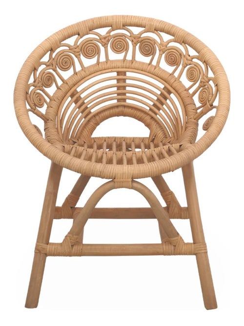 Fauteuil enfant bohème rotin Alice - Kiabi