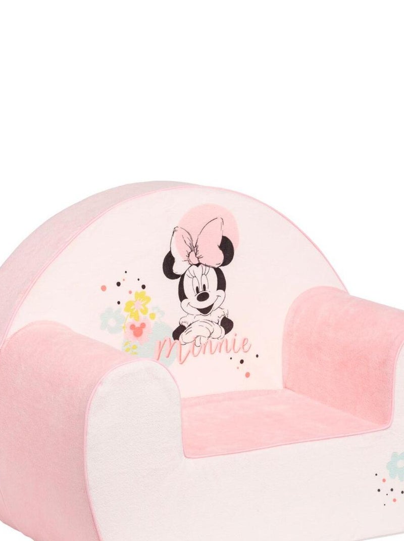 Fauteuil enfant club déhoussable Disney Minnie Floral Rose - Kiabi
