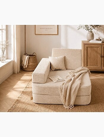 Fauteuil enfant convertible en couchage d’appoint