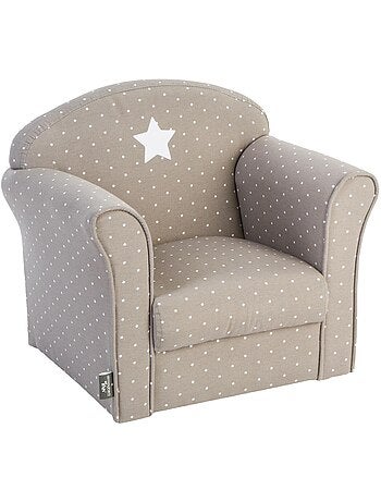 Fauteuil enfant en coton motifs étoiles CLUB