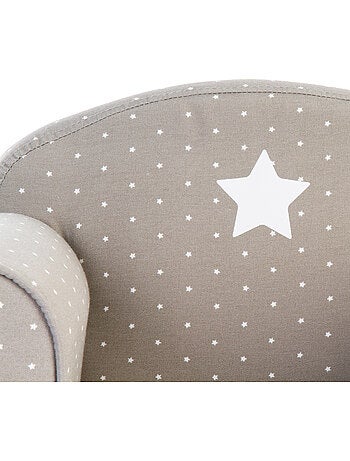 Fauteuil enfant en coton motifs étoiles CLUB