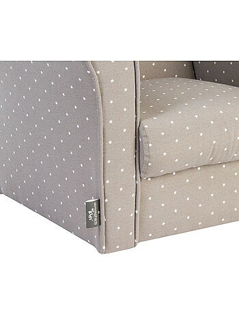 Fauteuil enfant en coton motifs étoiles CLUB