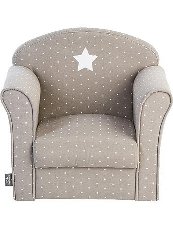 Fauteuil enfant en coton motifs étoiles CLUB