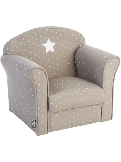 Fauteuil enfant en coton motifs étoiles CLUB - Kiabi
