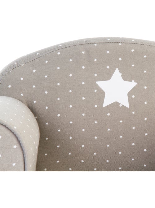 Fauteuil enfant en coton motifs étoiles CLUB - Kiabi