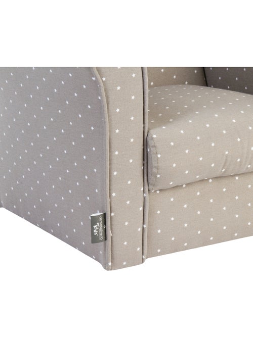 Fauteuil enfant en coton motifs étoiles CLUB - Kiabi