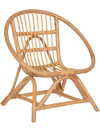 Fauteuil enfant en rotin COLETTE