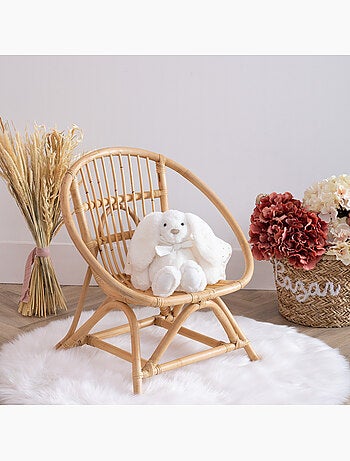 Fauteuil enfant en rotin COLETTE