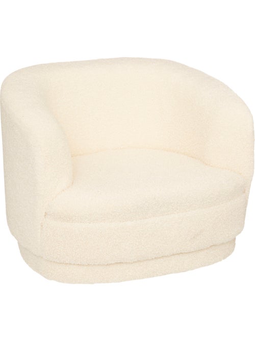 Fauteuil enfant en tissu bouclette SKY - Kiabi