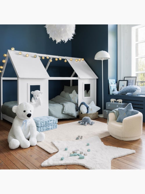 Fauteuil enfant en tissu bouclette SKY - Kiabi