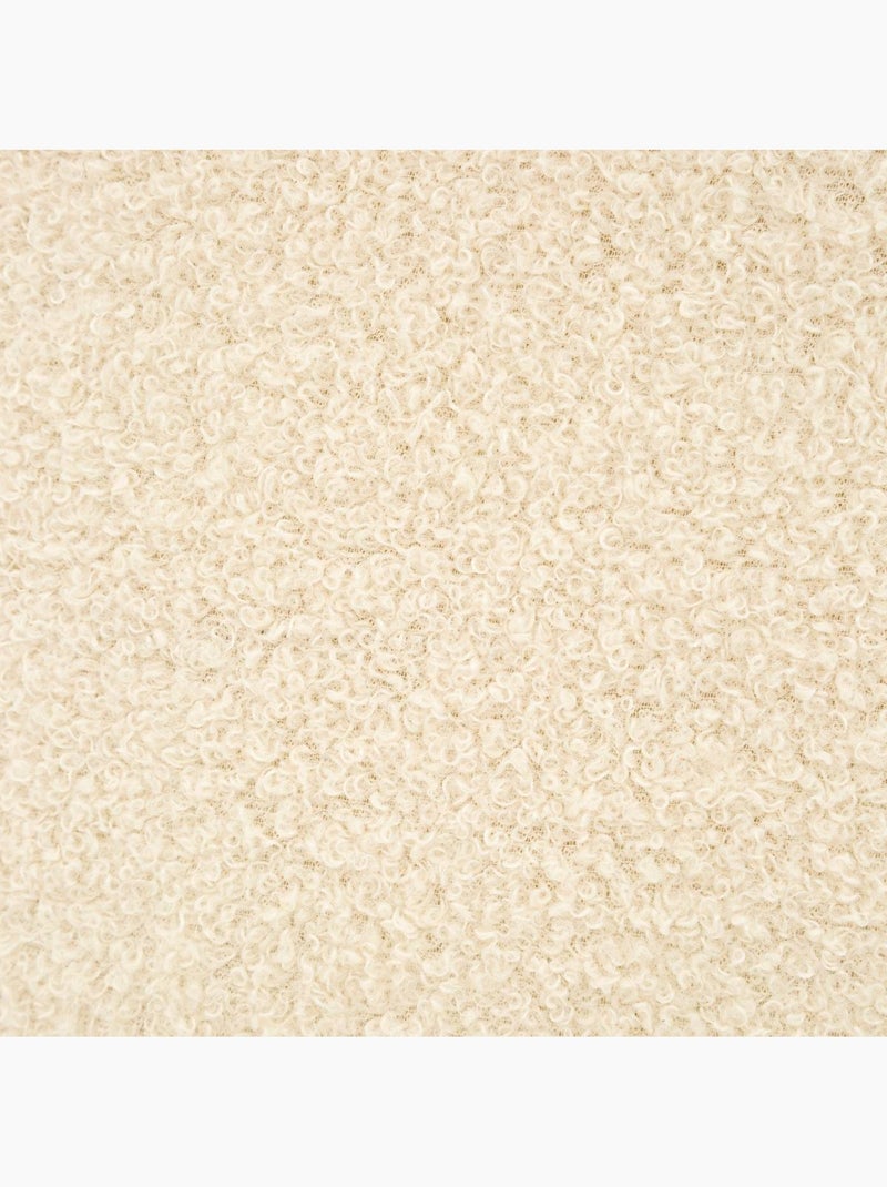Fauteuil enfant en tissu bouclette SKY Blanc - Kiabi