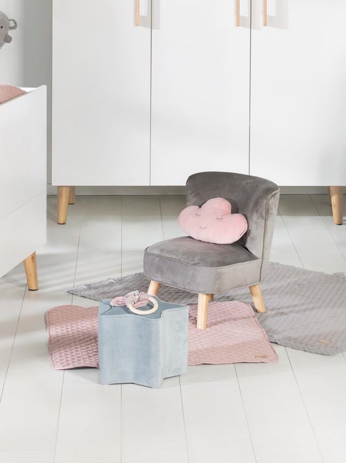 Fauteuil enfant en velours avec pieds en bois massif - ROBA 'lil sofa' - Kiabi