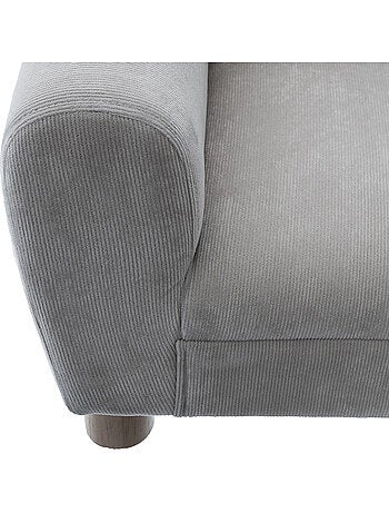 Fauteuil enfant forme animal en velours côtelé BALO