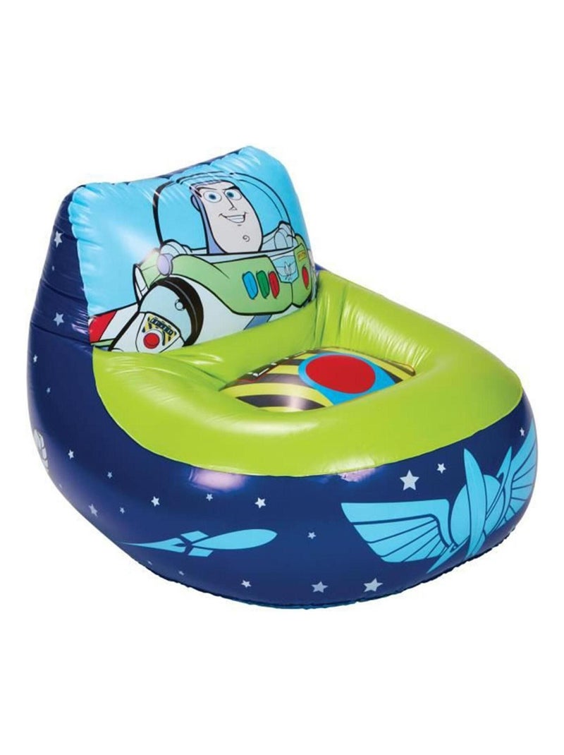 Fauteuil Enfant gonflable Buzz L'éclair Bleu - Kiabi