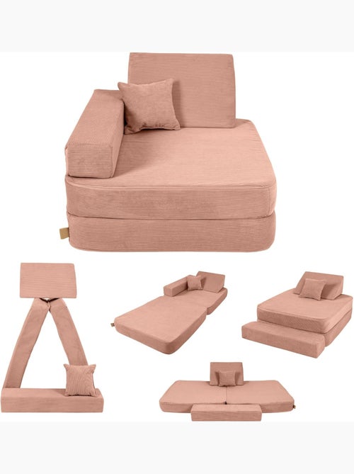 Fauteuil enfant modulable pour coin lecture cosy - Kiabi