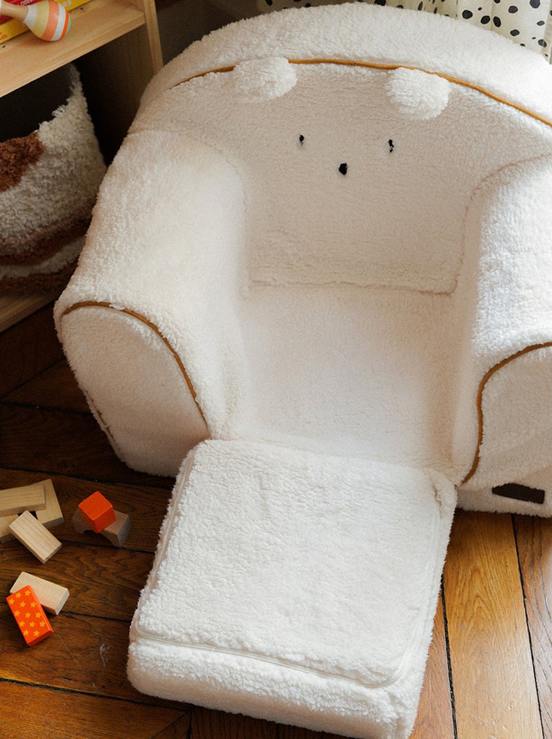 Fauteuil enfant ourson convertible Crème - Kiabi