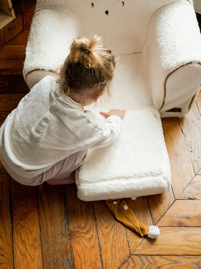 Fauteuil enfant ourson convertible Crème - Kiabi