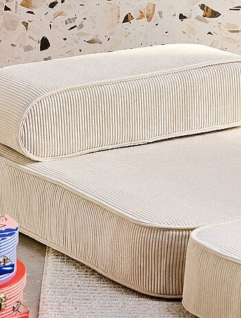 Fauteuil enfant velours côtelé dépliable Imani