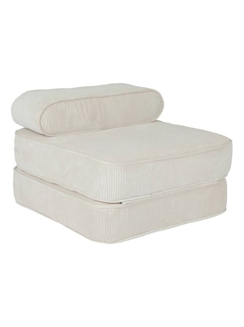 Fauteuil enfant velours côtelé dépliable Imani - Kiabi