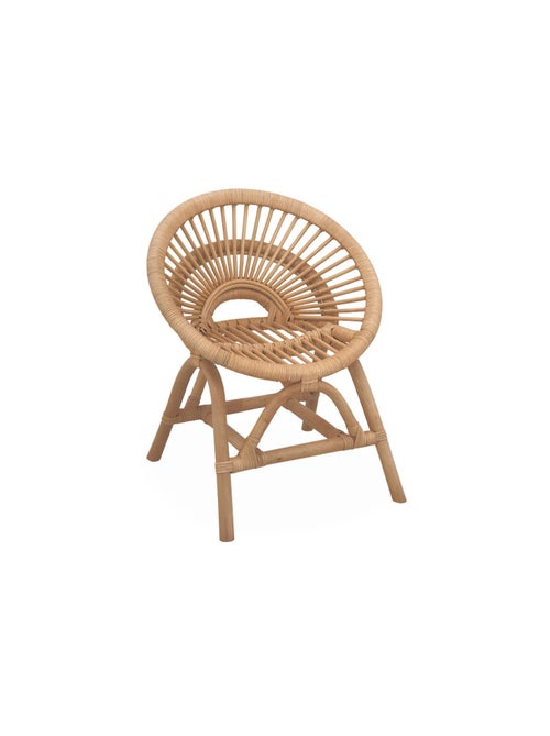 Fauteuil enfant vintage rotin Maeva - Kiabi