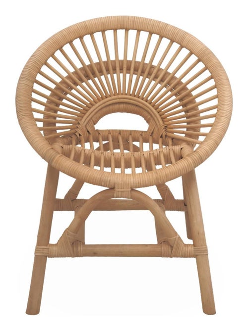 Fauteuil enfant vintage rotin Maeva - Kiabi