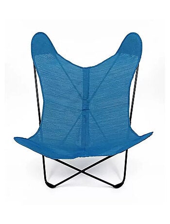 Fauteuil extérieur "Papillon" en toile batyline