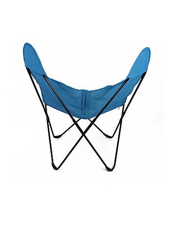 Fauteuil extérieur "Papillon" en toile batyline