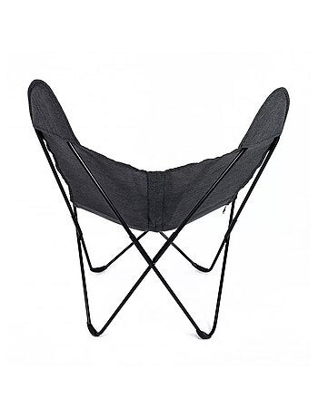 Fauteuil extérieur "Papillon" en toile batyline