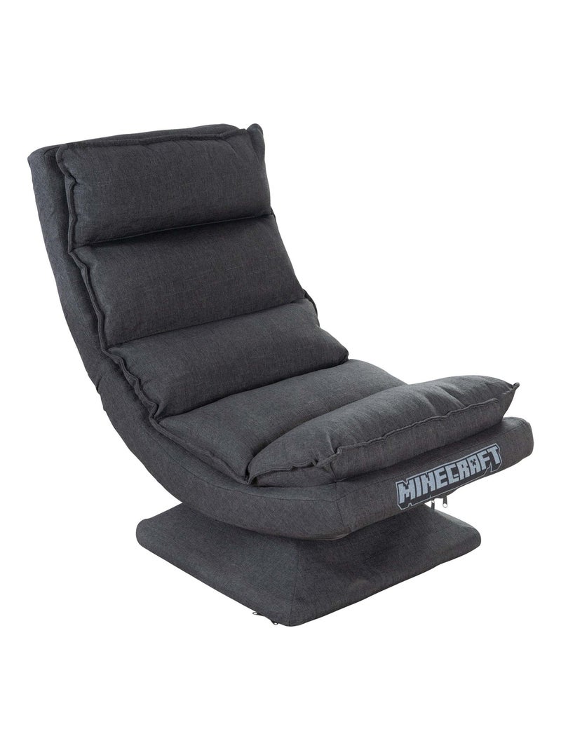 Fauteuil gaming 360° avec dossier pliable 'Minecraft' ROBA Gris foncé - Kiabi