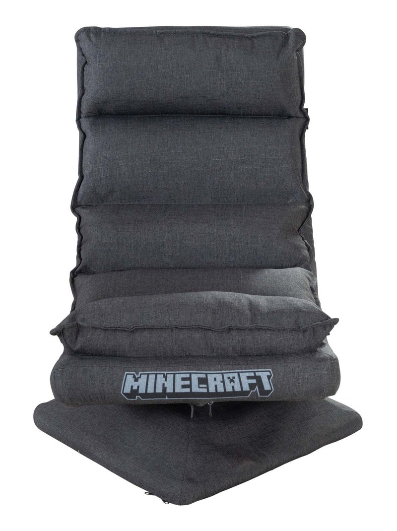 Fauteuil gaming 360° avec dossier pliable 'Minecraft' ROBA Gris foncé - Kiabi