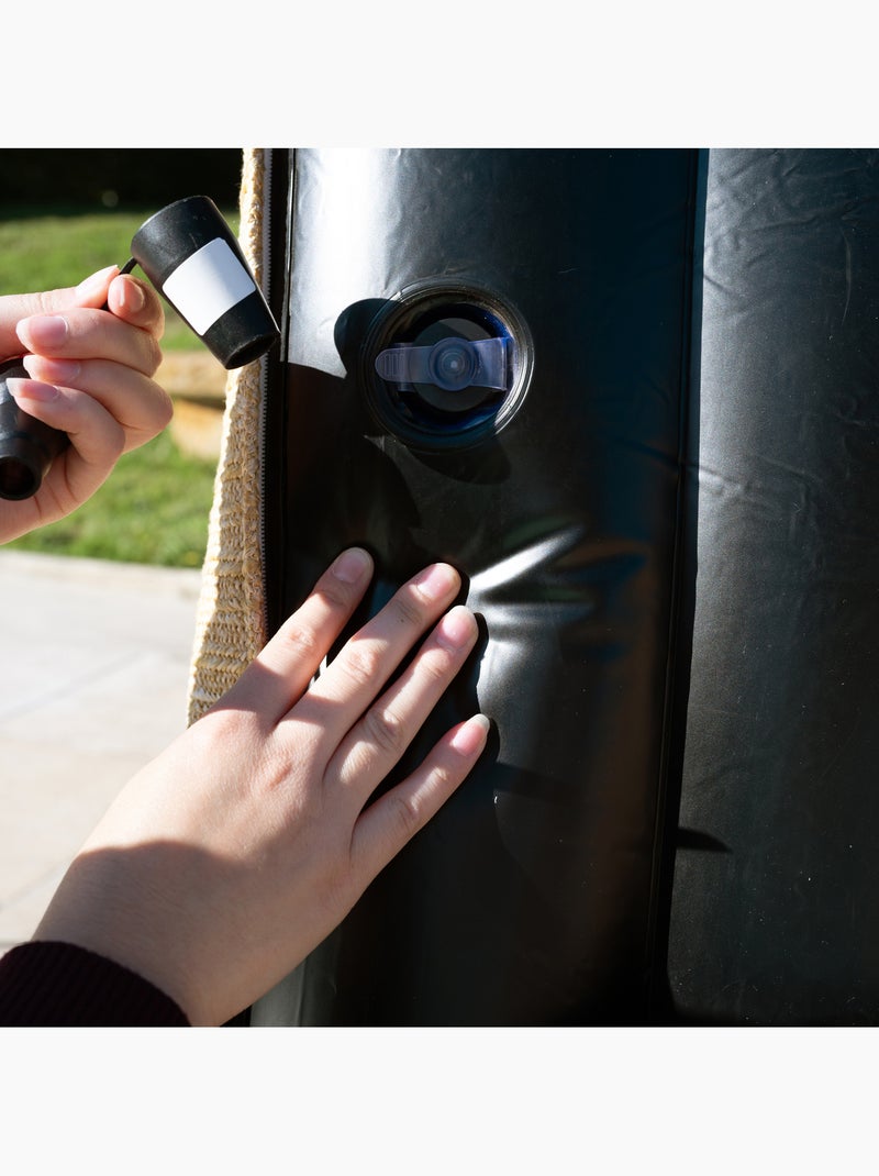 Fauteuil gonflable extérieur avec housse déhoussable FORMENTERA Beige - Kiabi