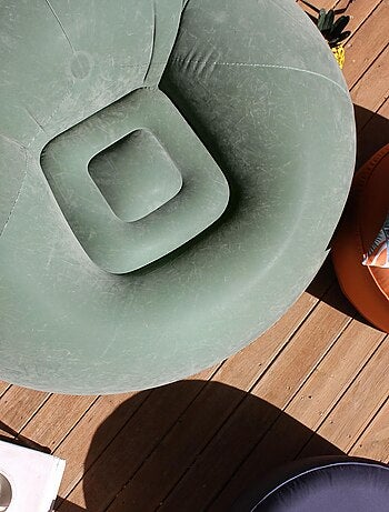 Fauteuil gonflable extérieur