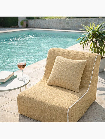 Fauteuil gonflable modulable pour extérieur déhoussable FORMENTERA