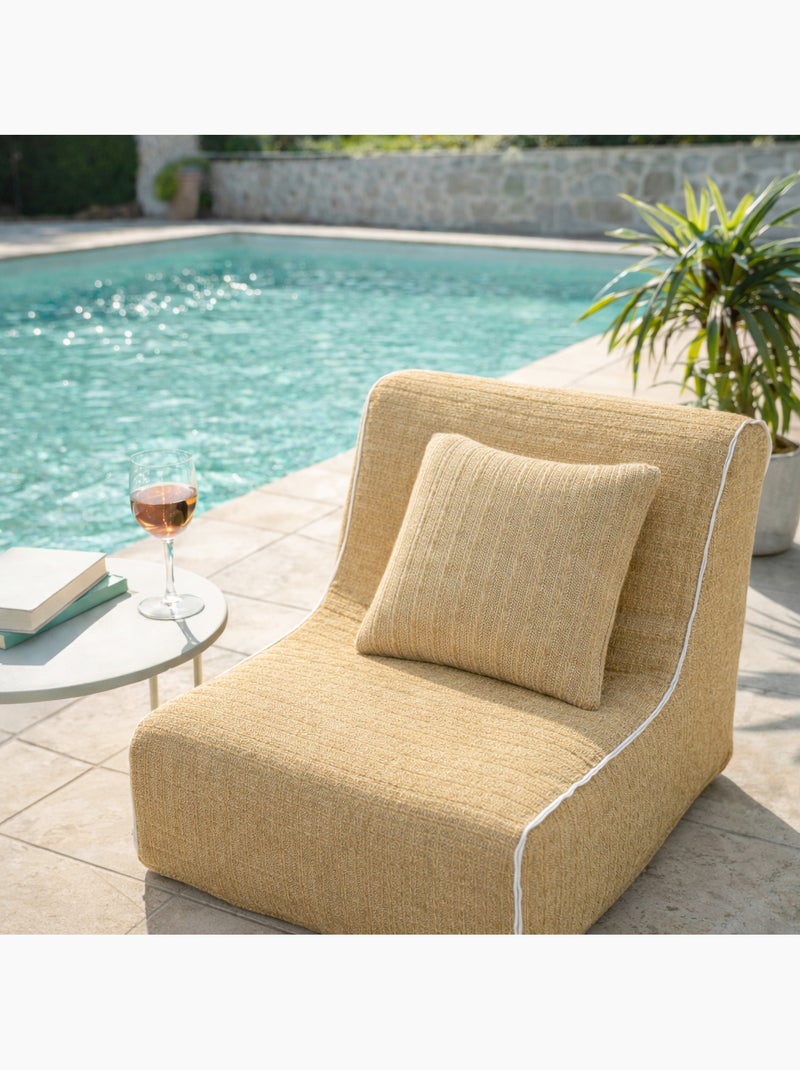 Fauteuil gonflable modulable pour extérieur déhoussable FORMENTERA Beige - Kiabi