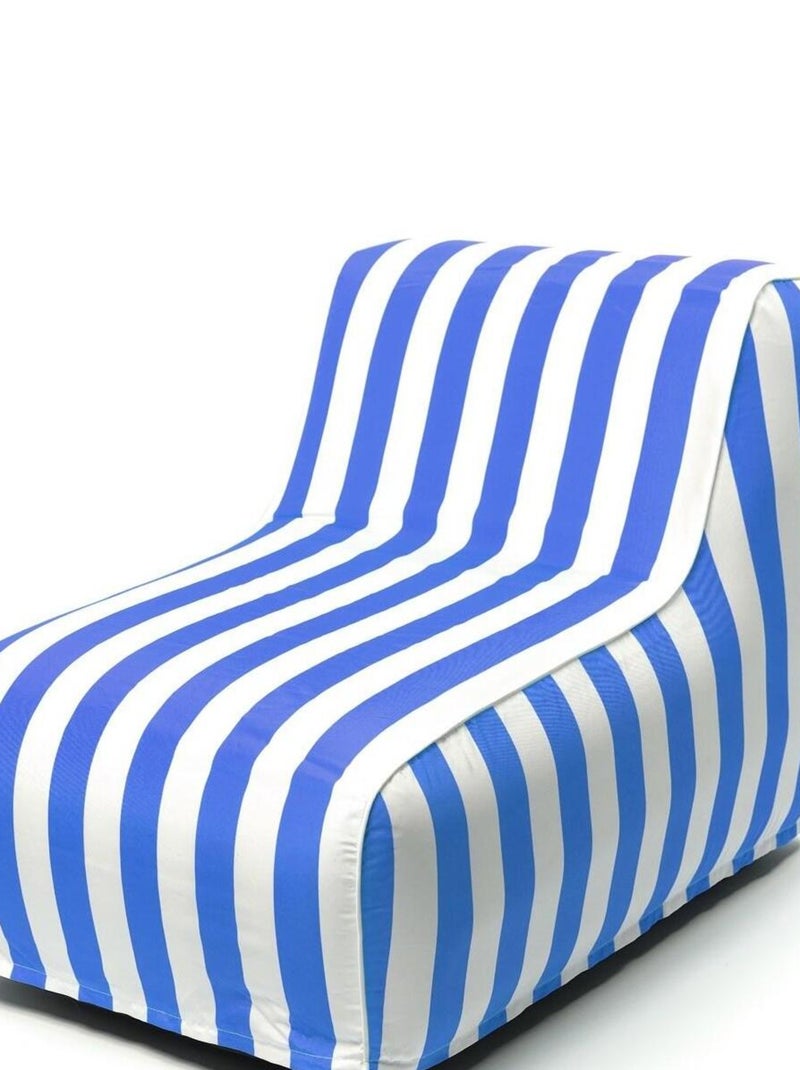 Fauteuil gonflable SUMMER STRIPES Bleu - Kiabi