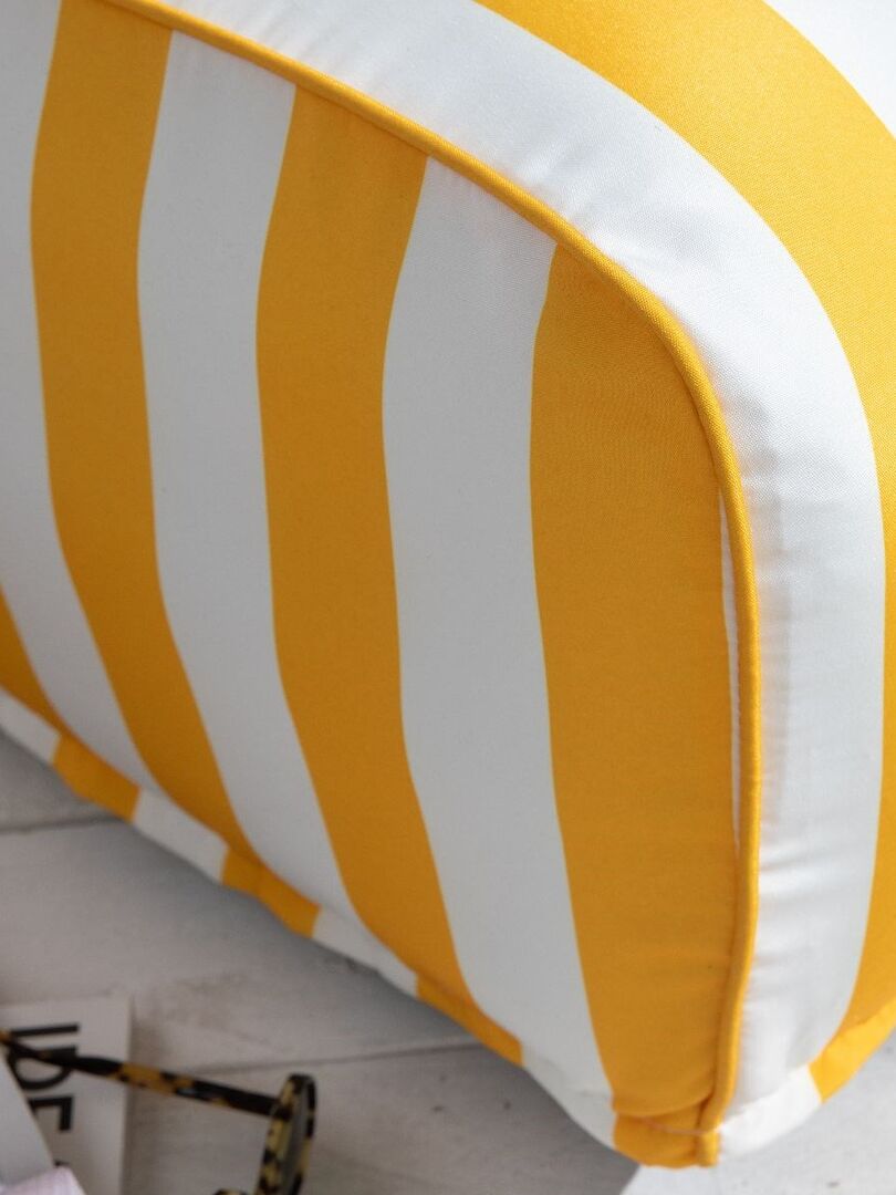 Fauteuil gonflable 'SUMMER STRIPES' 'TODAY' Jaune - Kiabi
