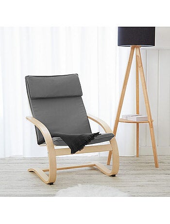 Fauteuil inclinable avec repose-pieds Natural