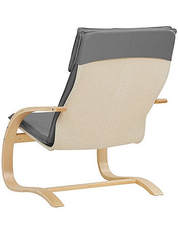 Fauteuil inclinable avec repose-pieds Natural