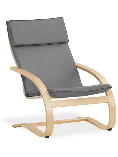 Fauteuil inclinable en gris - Kiabi