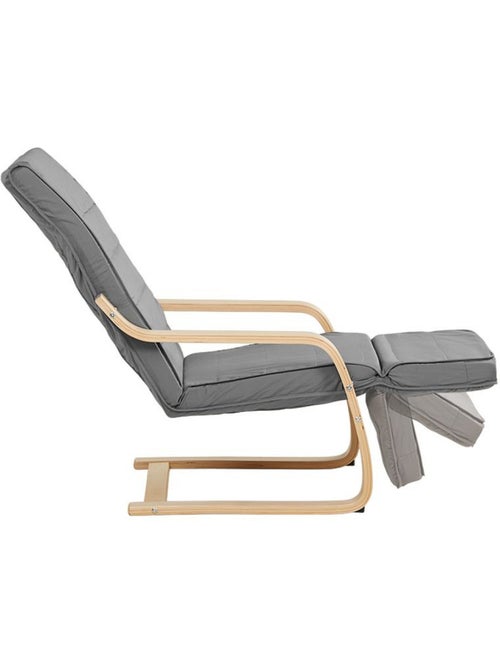 Fauteuil inclinable en gris - Kiabi