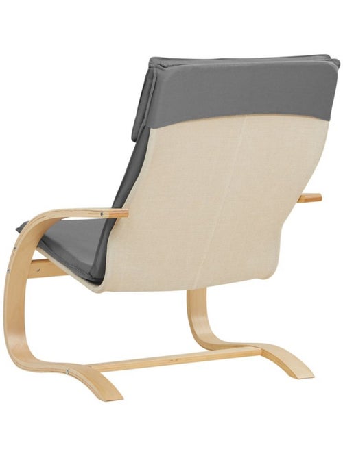 Fauteuil inclinable en gris - Kiabi