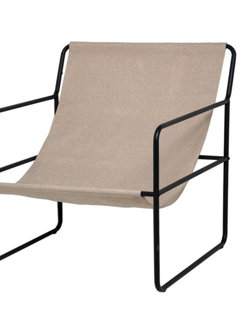 Fauteuil Japandi SIMPLICITY Beige - Kiabi