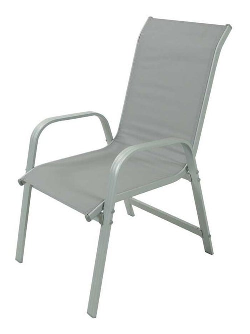 Fauteuil jardin Alu/Textilène - Lot de 2 - Kiabi