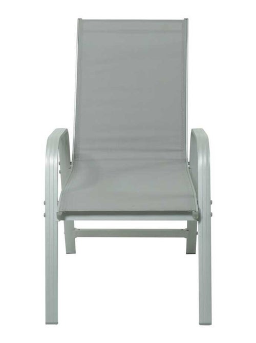 Fauteuil jardin Alu/Textilène - Lot de 2 - Kiabi