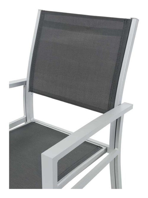 Fauteuil jardin Alu/Textilène - Lot de 2 - Kiabi